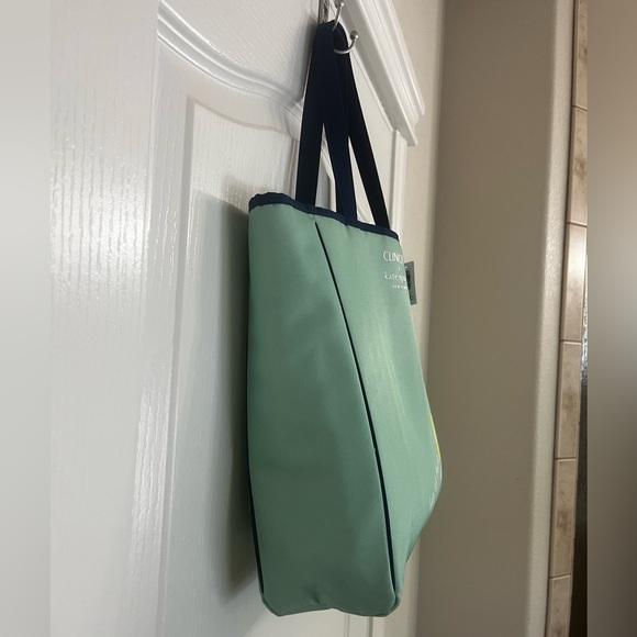 Kate Spade for Clinique Green “Bag of Tricks” Tote Bag NWT - Picture 6 of 14